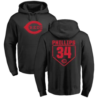 Youth Cincinnati Reds Connor Phillips Ash Backer Pullover Hoodie